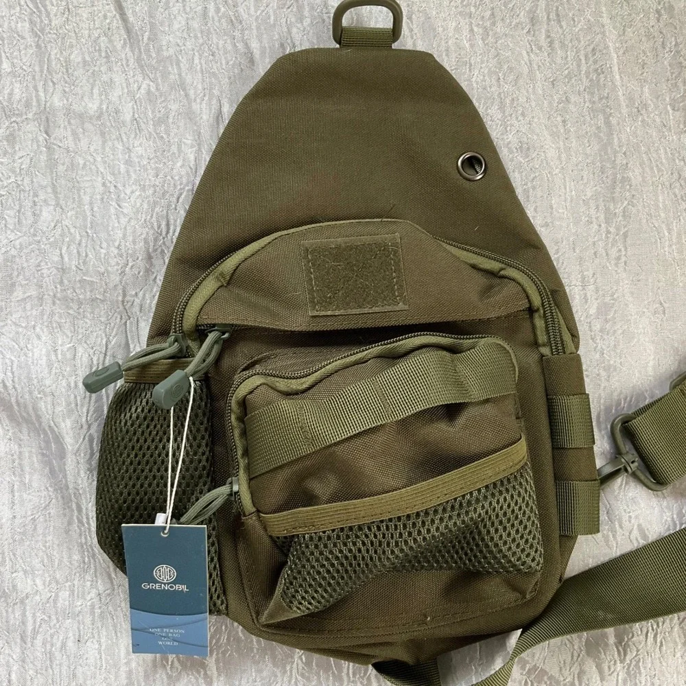 Grenobil Tactical‎ Sling Bag Army GRN Crossbody Military EDC Backpack Travel NWT